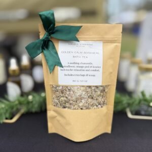 golden calm bath tea